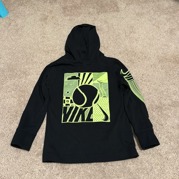 Little Boys Long Sleeve Hoodie Tee - Picture 3 of 4
